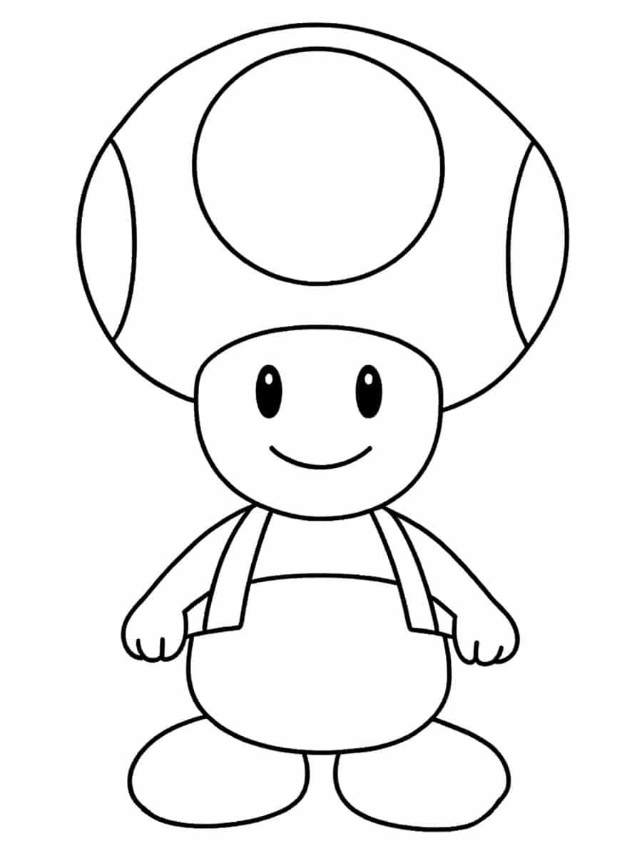 Coloriage Toad