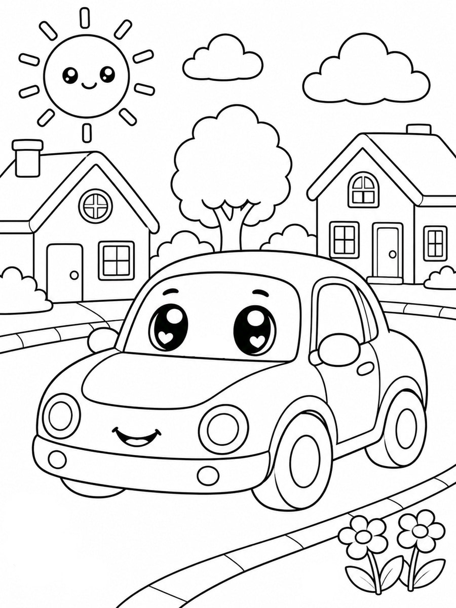 Coloriage véhicule