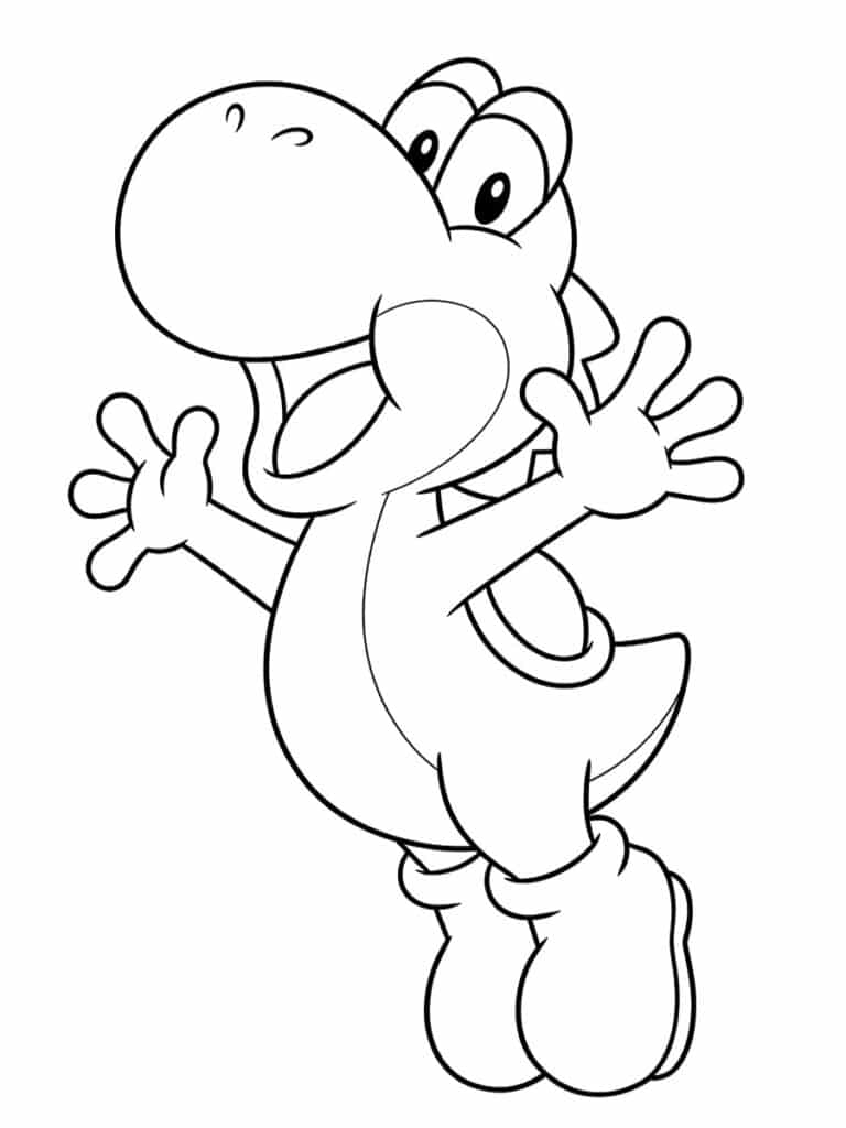 Coloriage Yoshi
