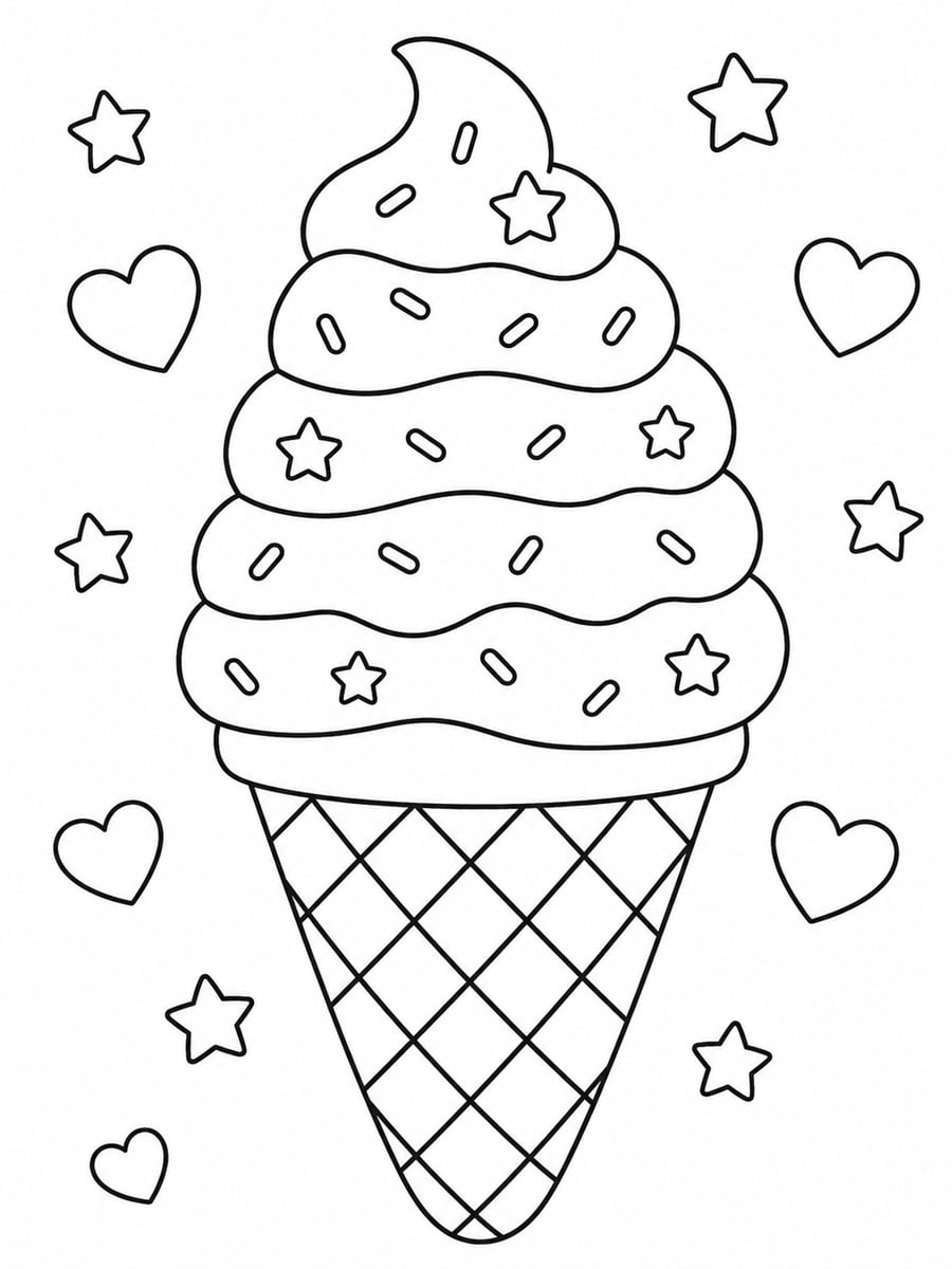 Coloriage glace