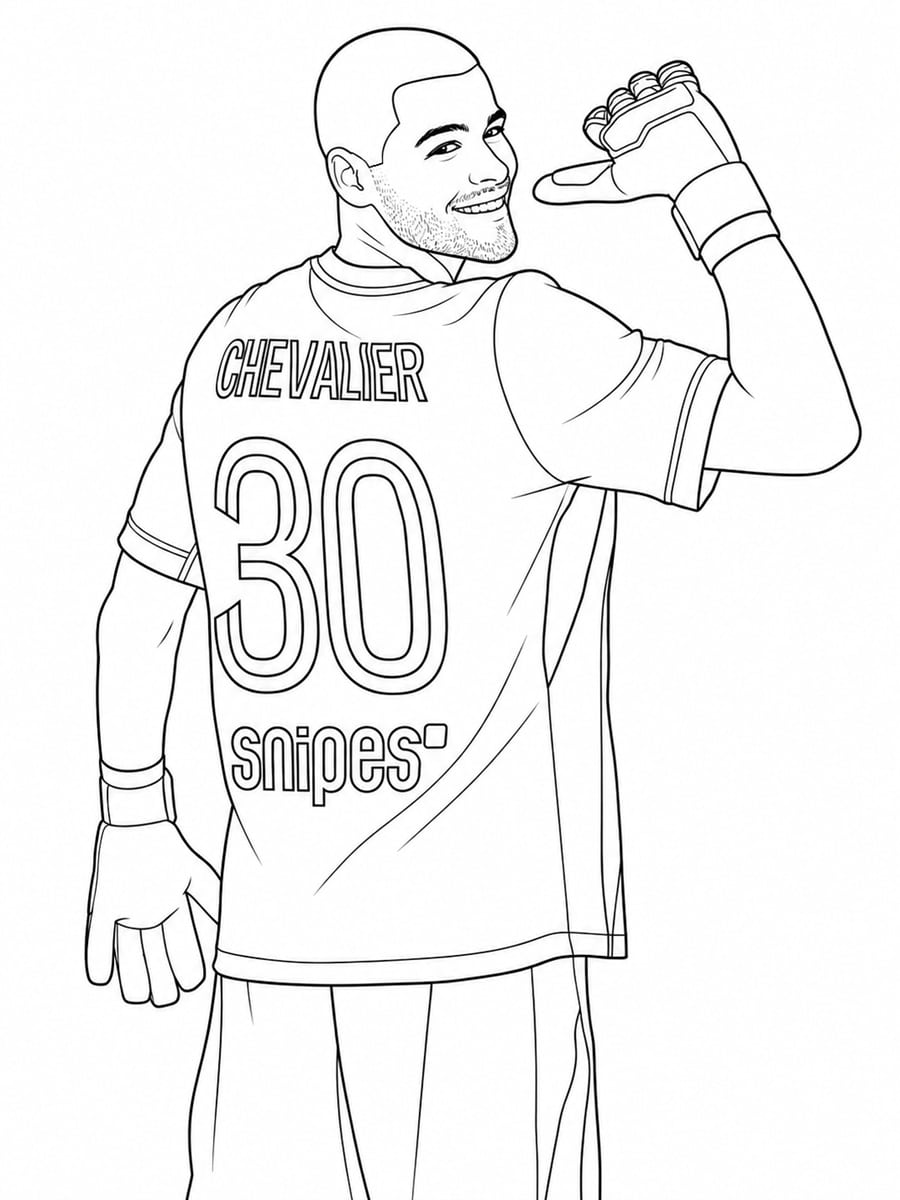 Coloriage Lucas Chevalier