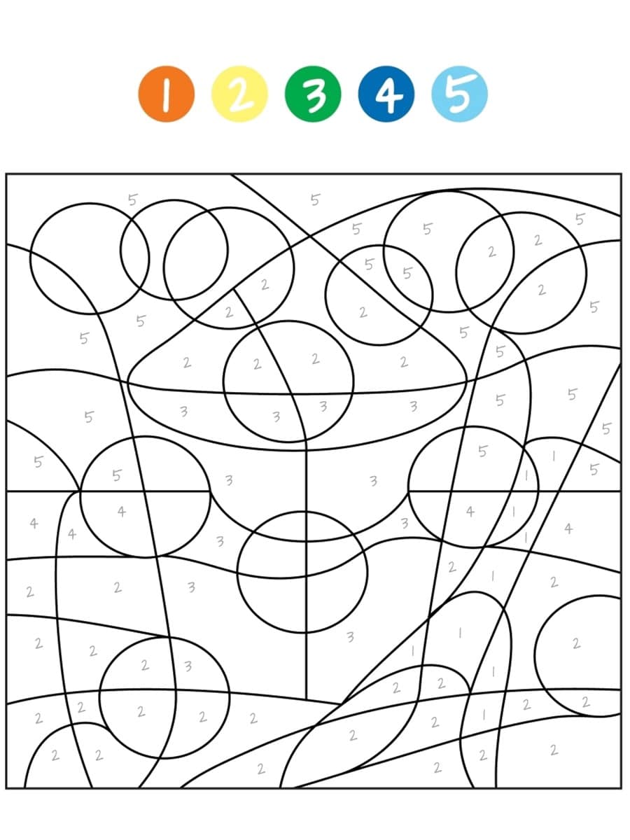 Coloriage magique été