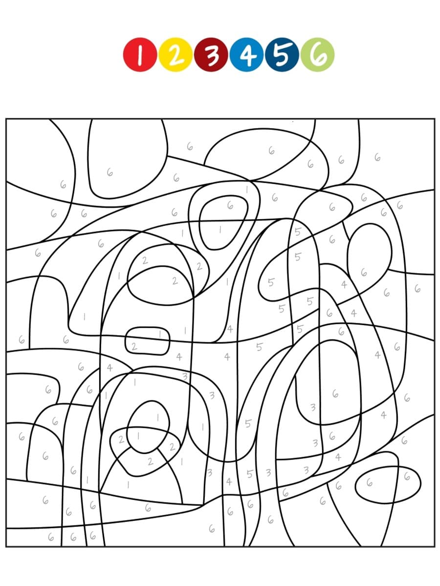 Coloriage magique rentrée scolaire