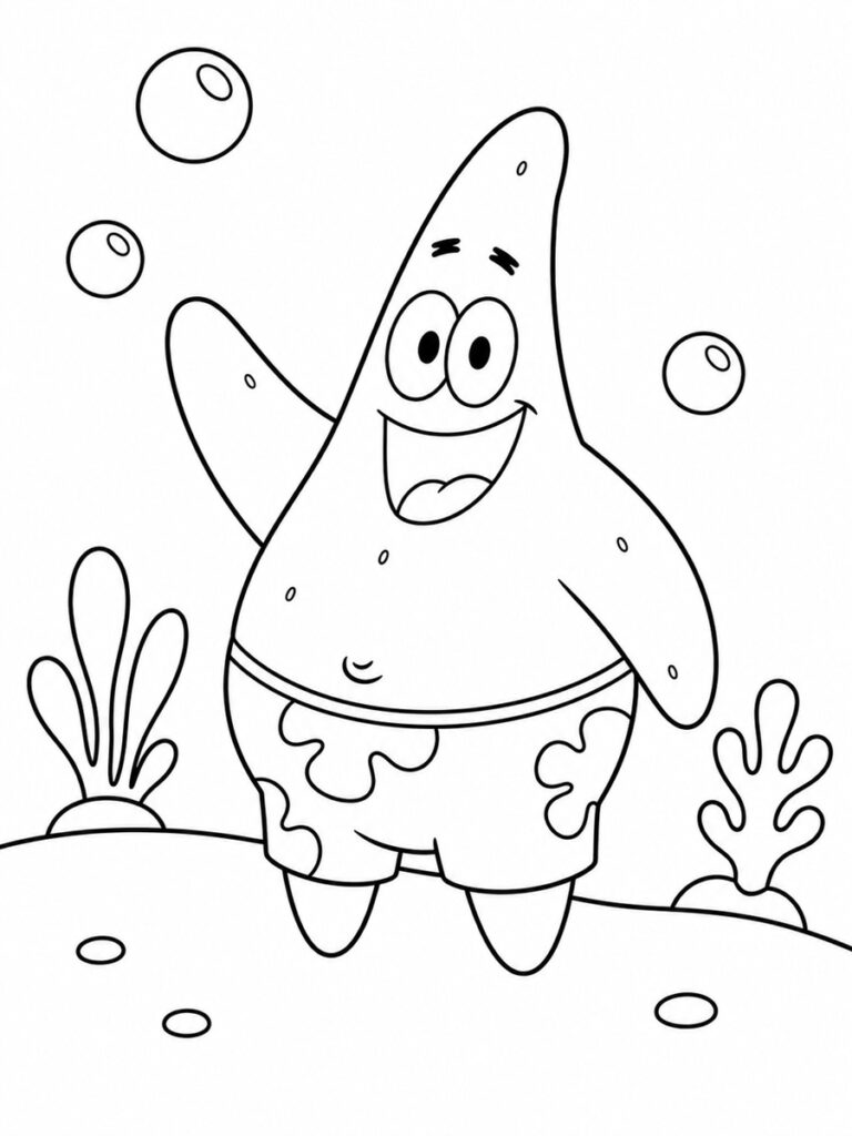 Coloriage Patrick Étoile
