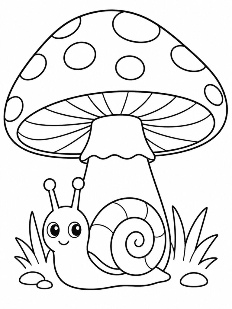 Petit escargot Coloriage petit escargot