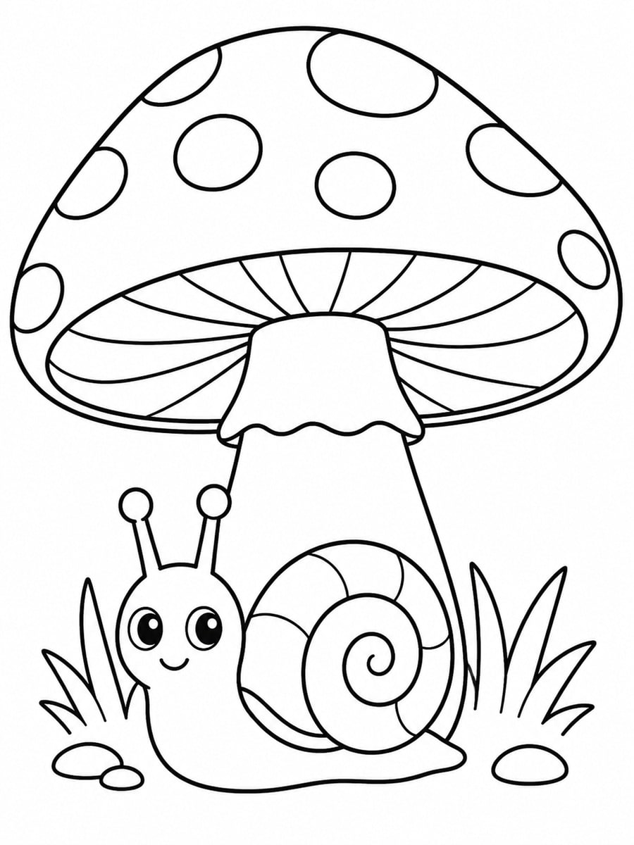 Coloriage petit escargot