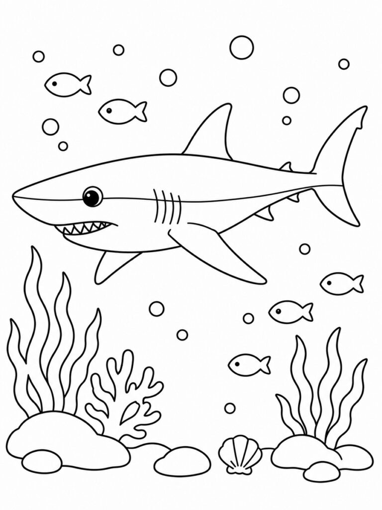Requin mako Coloriage requin mako