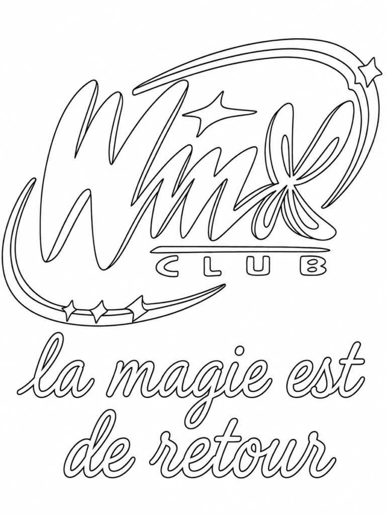 Coloriage Winx Club la magie est de retour