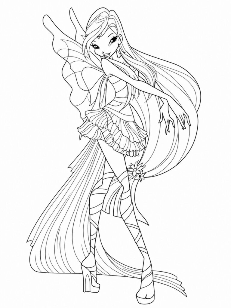 Coloriage Winx Harmonix