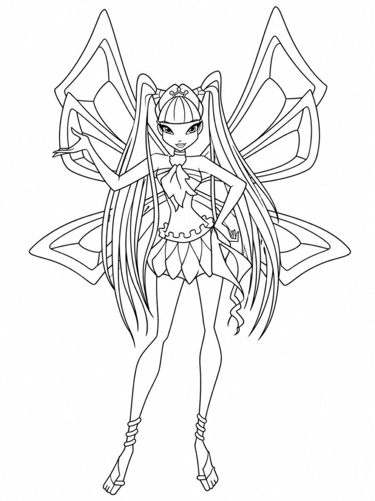 Coloriage Winx Musa Enchantix