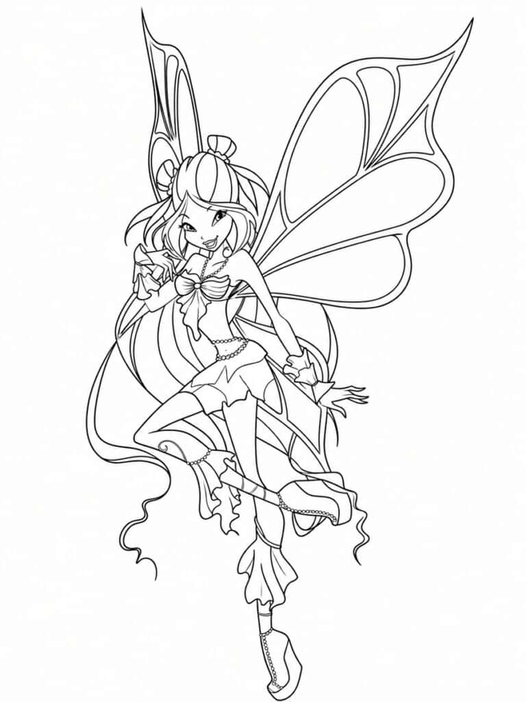 Coloriage Winx Sirenix