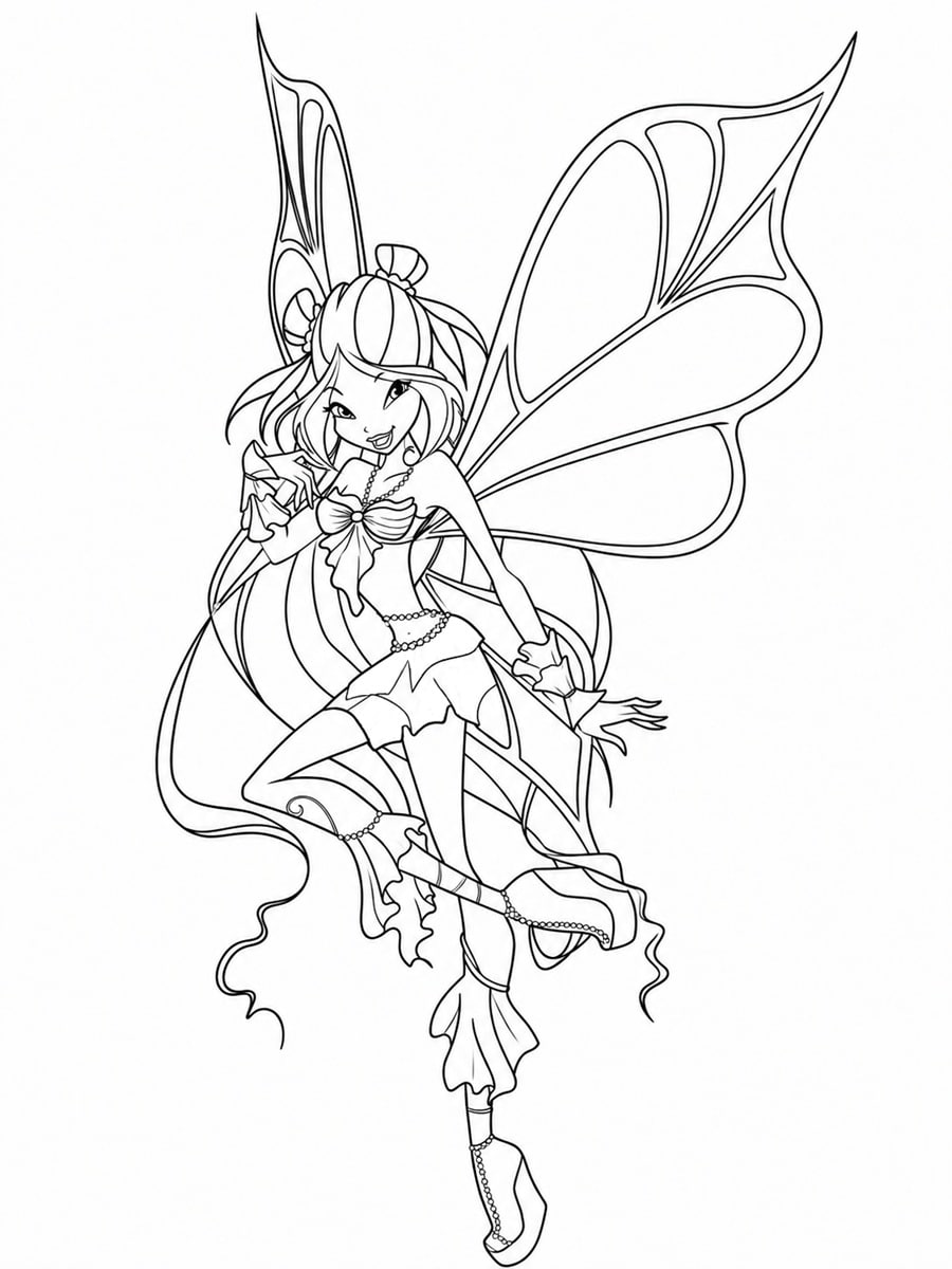 Coloriage Winx Sirenix