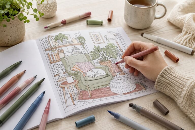 Quels feutres utiliser pour le coloriage cosy Choisir ses feutres pour un coloriage cosy
