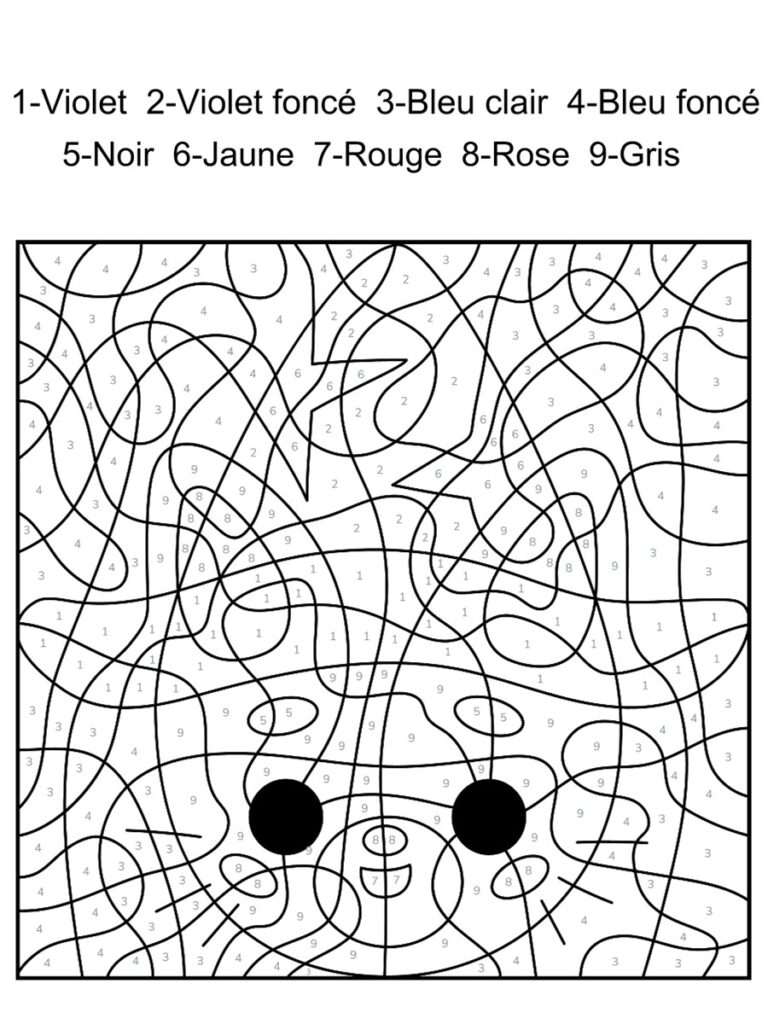 Halloween magique CE1 Coloriage magique CE1 Halloween