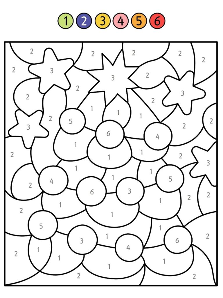 Noël magique CE1 Coloriage magique CE1 Noël