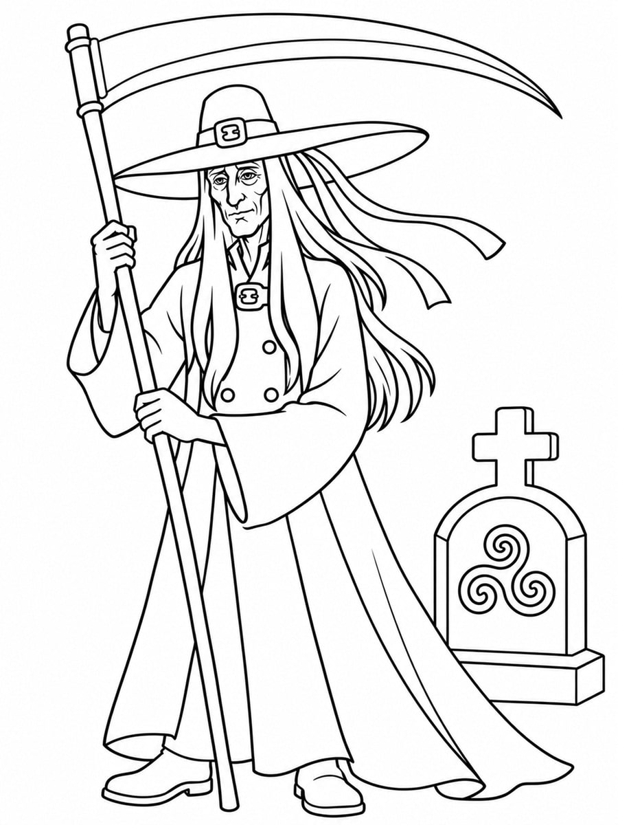 Coloriage Ankou