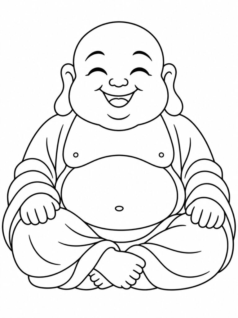 Coloriage Bouddha