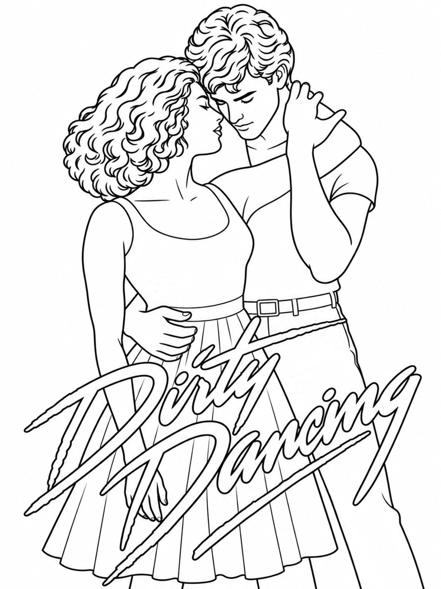 Coloriage Dirty Dancing