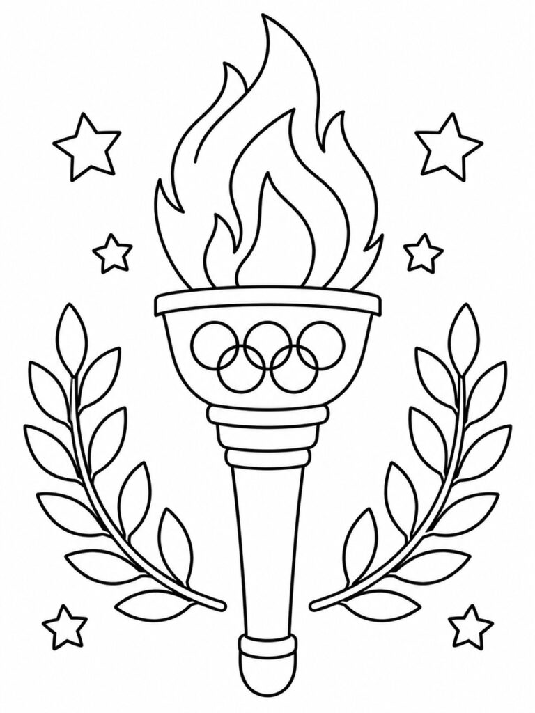 Coloriage jeux olympiques