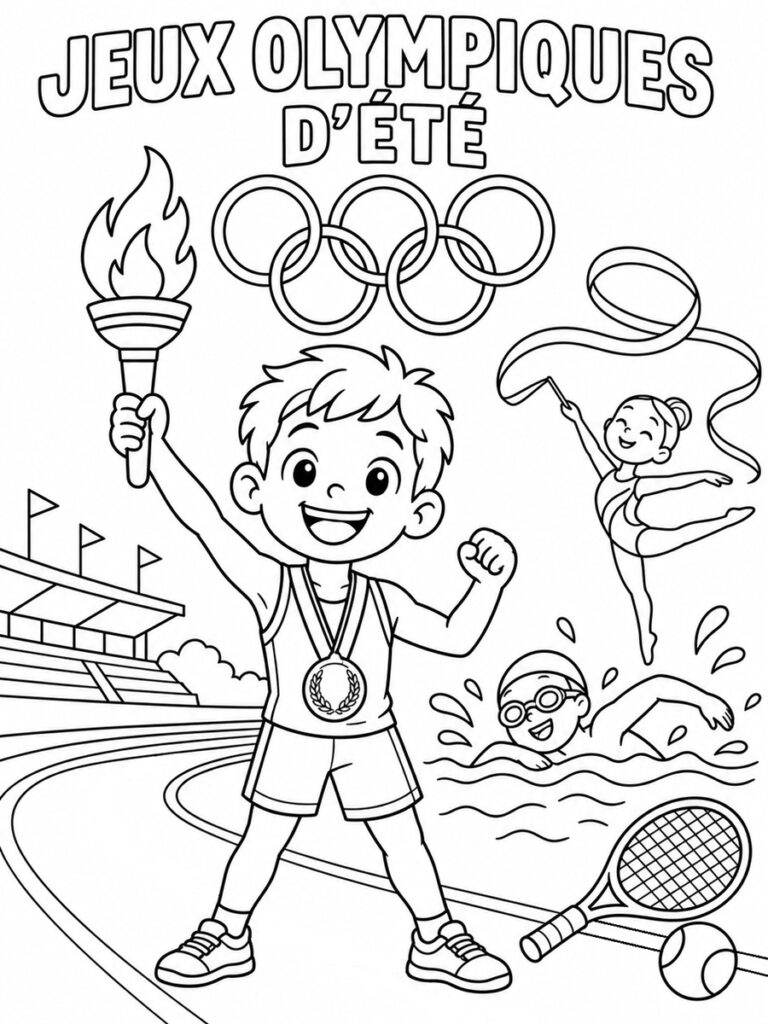 Coloriage Jeux olympiques d'été