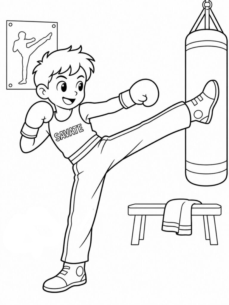 Savate Coloriage savate