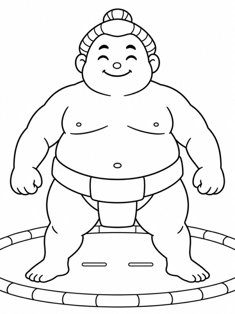 Sumo Coloriage sumo
