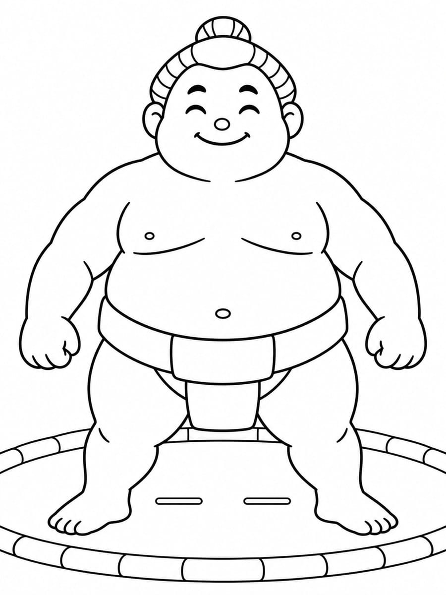 Coloriage sumo