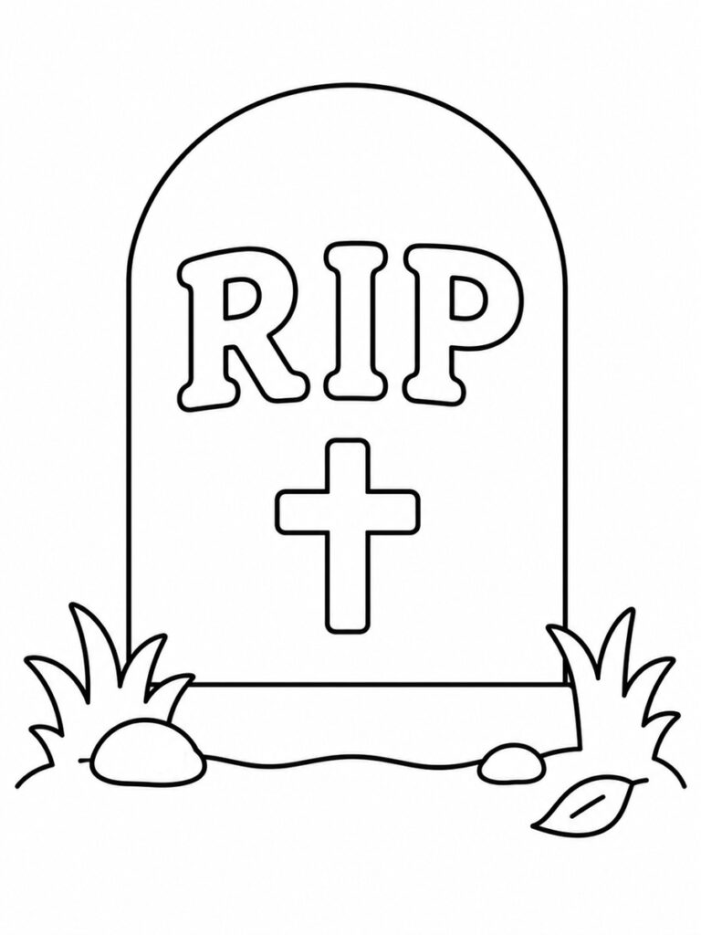 Tombe facile Coloriage tombe facile