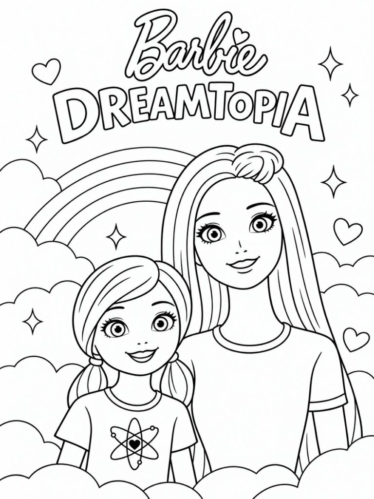 Coloriage Barbie Dreamtopia