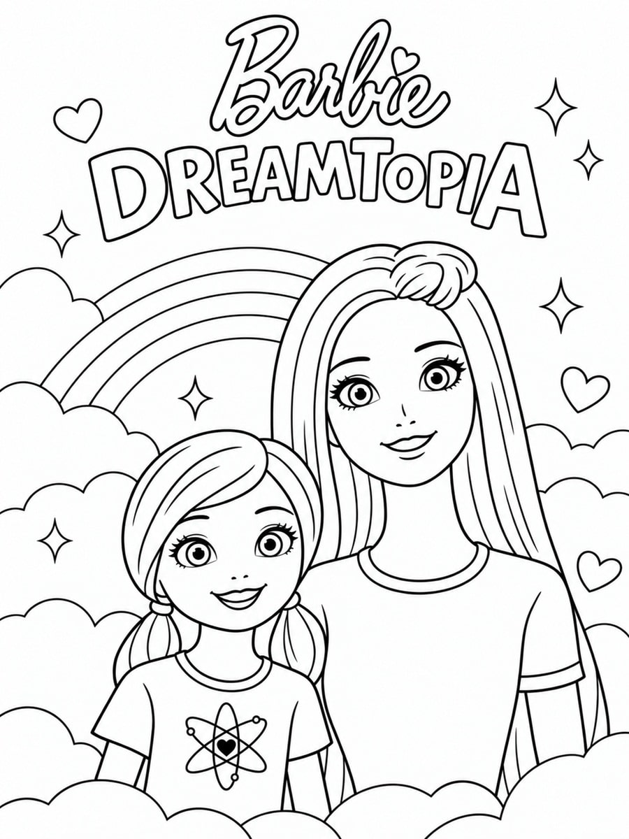 Coloriage Barbie Dreamtopia