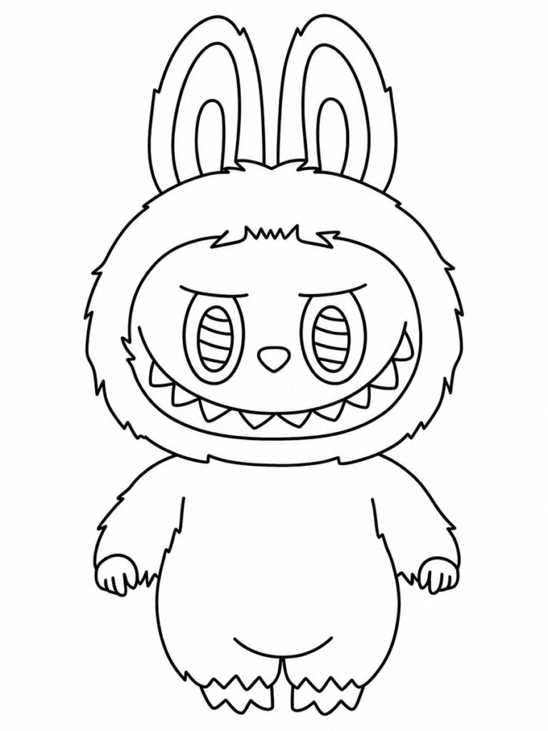 Labubu Secret Coloriage Labubu Secret