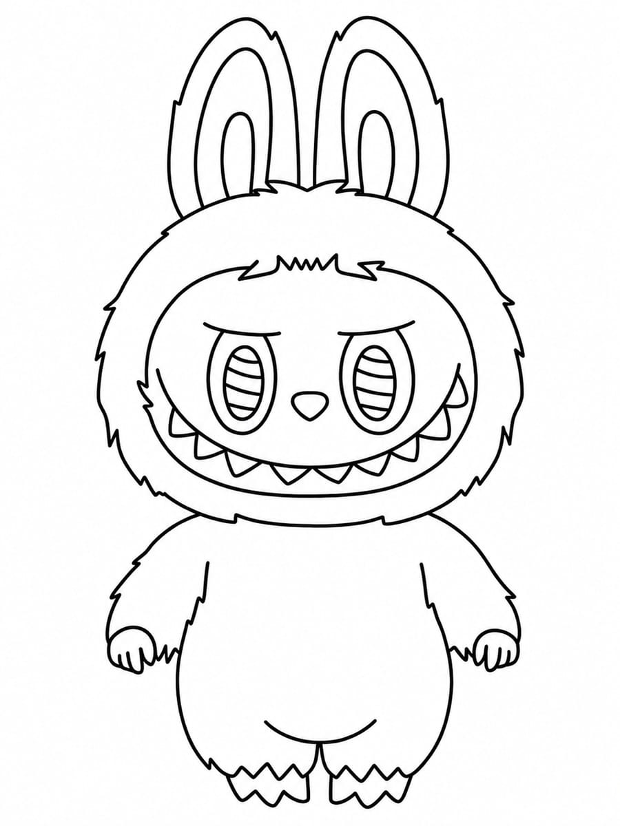 Coloriage Labubu Secret